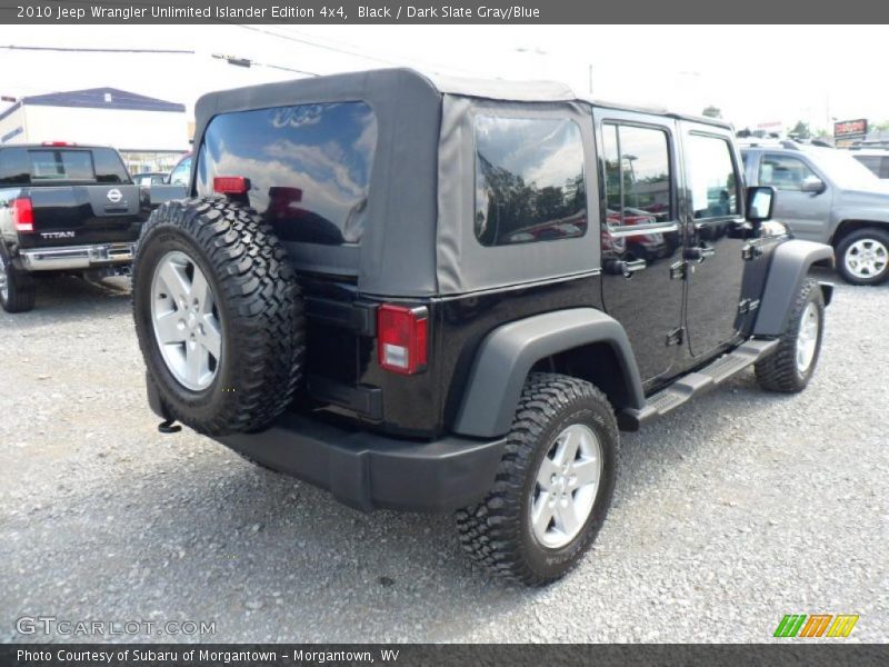 Black / Dark Slate Gray/Blue 2010 Jeep Wrangler Unlimited Islander Edition 4x4