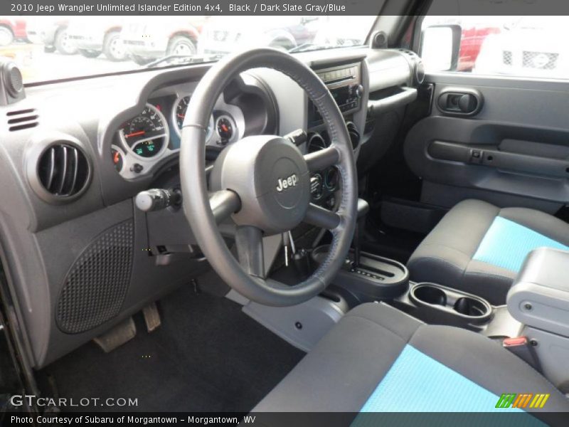 Black / Dark Slate Gray/Blue 2010 Jeep Wrangler Unlimited Islander Edition 4x4