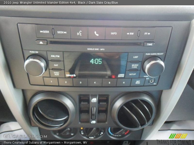 Black / Dark Slate Gray/Blue 2010 Jeep Wrangler Unlimited Islander Edition 4x4