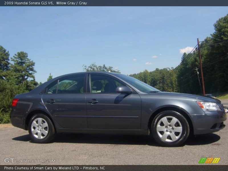 Willow Gray / Gray 2009 Hyundai Sonata GLS V6