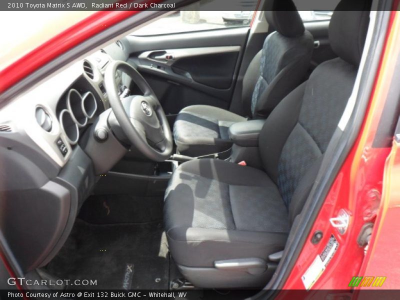 Radiant Red / Dark Charcoal 2010 Toyota Matrix S AWD