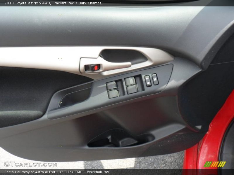Radiant Red / Dark Charcoal 2010 Toyota Matrix S AWD