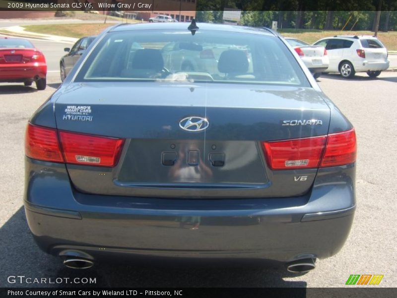 Willow Gray / Gray 2009 Hyundai Sonata GLS V6
