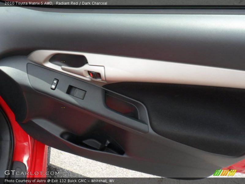 Radiant Red / Dark Charcoal 2010 Toyota Matrix S AWD