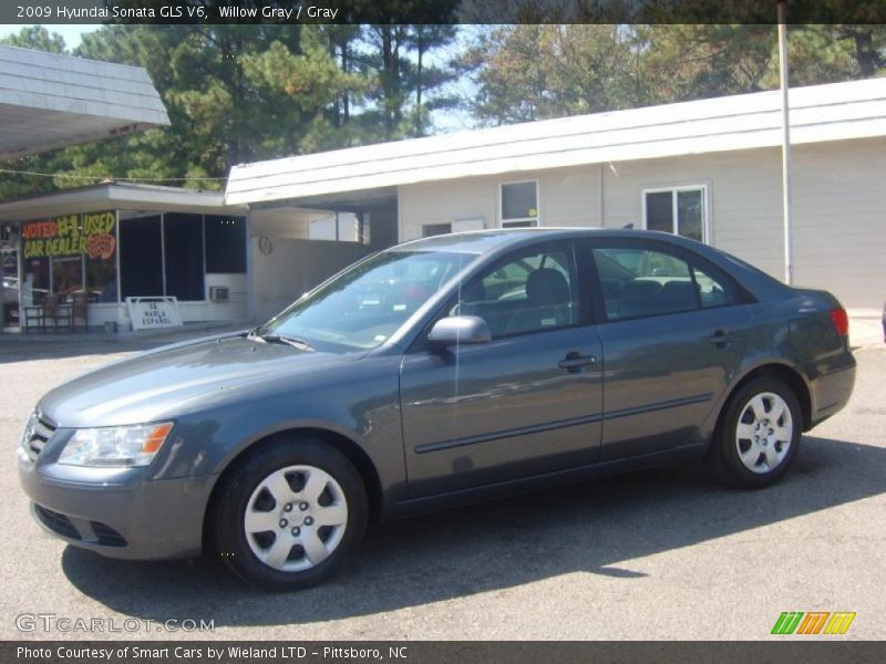 Willow Gray / Gray 2009 Hyundai Sonata GLS V6