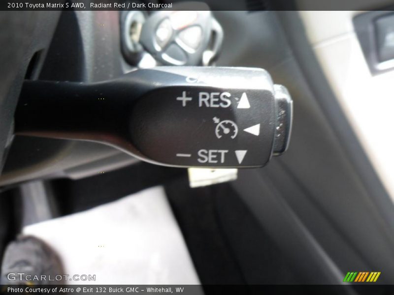 Radiant Red / Dark Charcoal 2010 Toyota Matrix S AWD