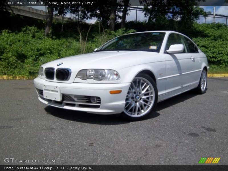 Alpine White / Grey 2003 BMW 3 Series 330i Coupe