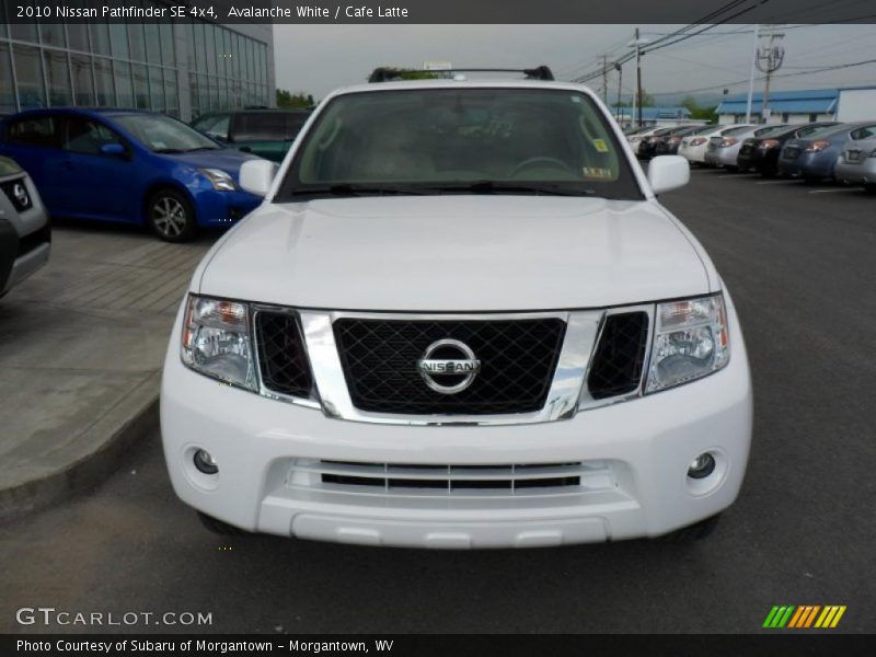 Avalanche White / Cafe Latte 2010 Nissan Pathfinder SE 4x4