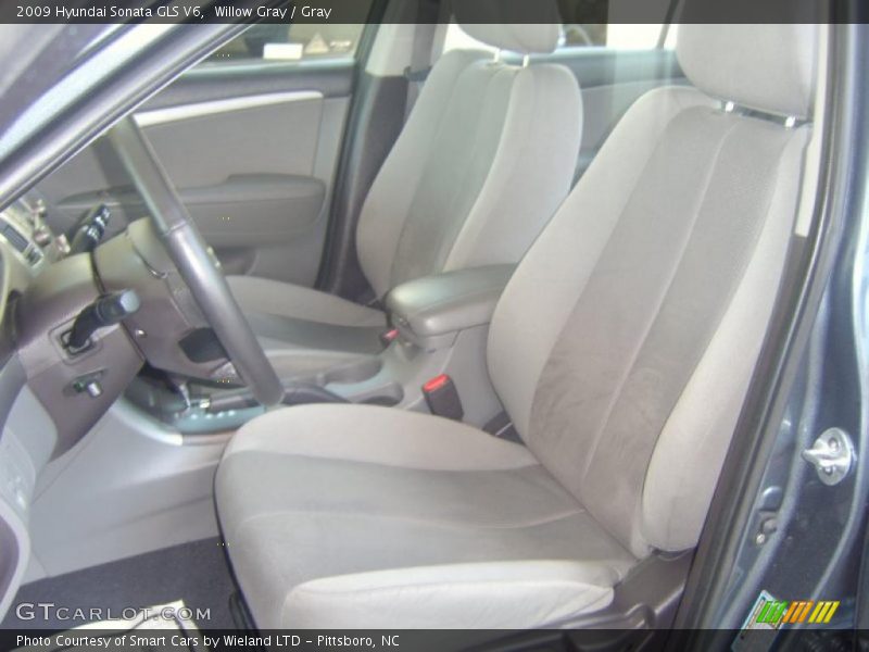 Willow Gray / Gray 2009 Hyundai Sonata GLS V6