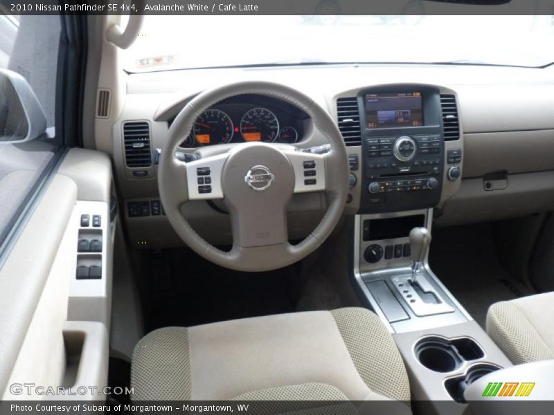 Avalanche White / Cafe Latte 2010 Nissan Pathfinder SE 4x4