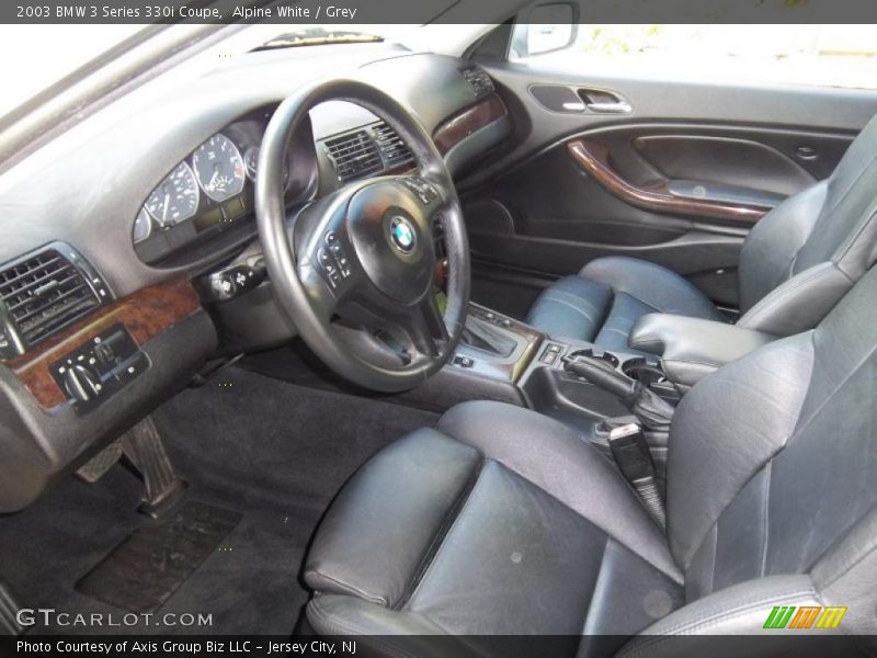  2003 3 Series 330i Coupe Grey Interior