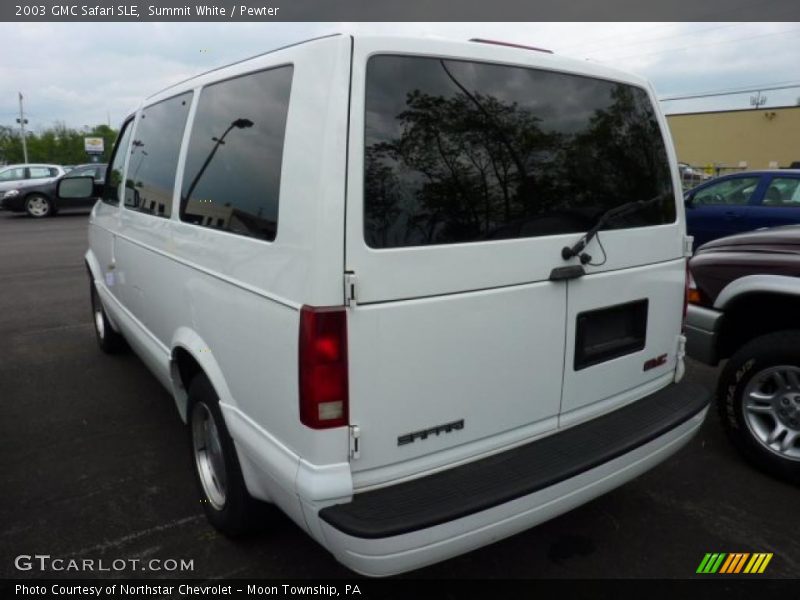 Summit White / Pewter 2003 GMC Safari SLE