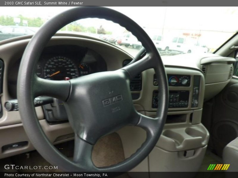 Summit White / Pewter 2003 GMC Safari SLE