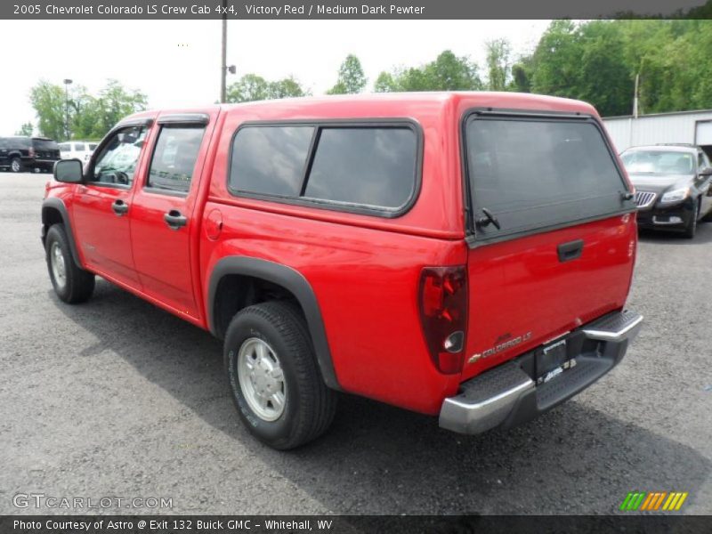 Victory Red / Medium Dark Pewter 2005 Chevrolet Colorado LS Crew Cab 4x4