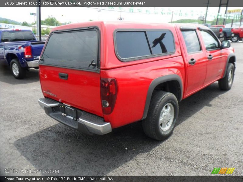 Victory Red / Medium Dark Pewter 2005 Chevrolet Colorado LS Crew Cab 4x4