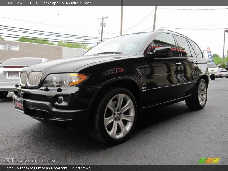 Black Sapphire Metallic / Black 2006 BMW X5 4.8is