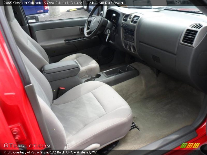 Victory Red / Medium Dark Pewter 2005 Chevrolet Colorado LS Crew Cab 4x4