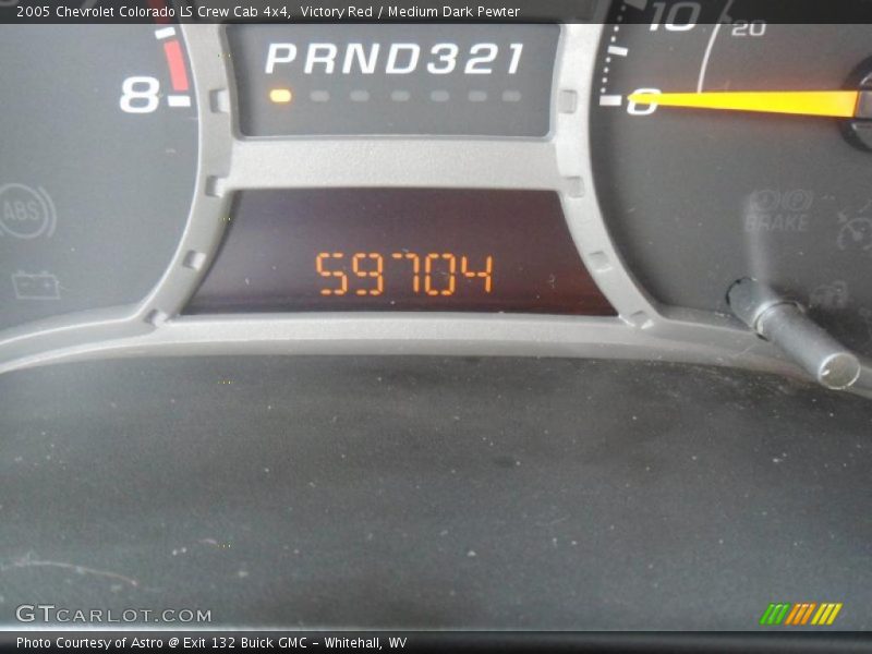 Victory Red / Medium Dark Pewter 2005 Chevrolet Colorado LS Crew Cab 4x4