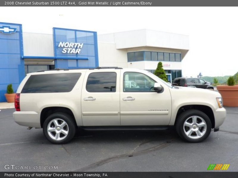 Gold Mist Metallic / Light Cashmere/Ebony 2008 Chevrolet Suburban 1500 LTZ 4x4