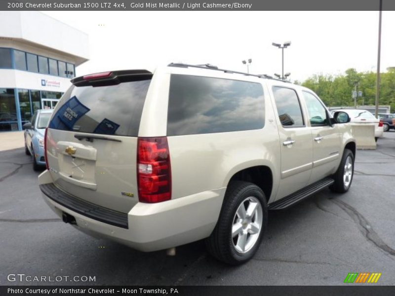 Gold Mist Metallic / Light Cashmere/Ebony 2008 Chevrolet Suburban 1500 LTZ 4x4