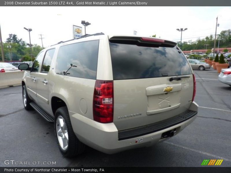 Gold Mist Metallic / Light Cashmere/Ebony 2008 Chevrolet Suburban 1500 LTZ 4x4