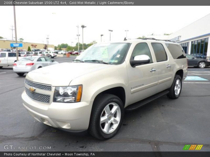 Gold Mist Metallic / Light Cashmere/Ebony 2008 Chevrolet Suburban 1500 LTZ 4x4