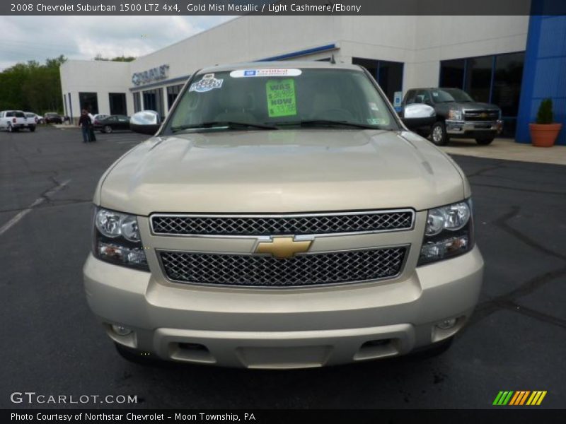Gold Mist Metallic / Light Cashmere/Ebony 2008 Chevrolet Suburban 1500 LTZ 4x4