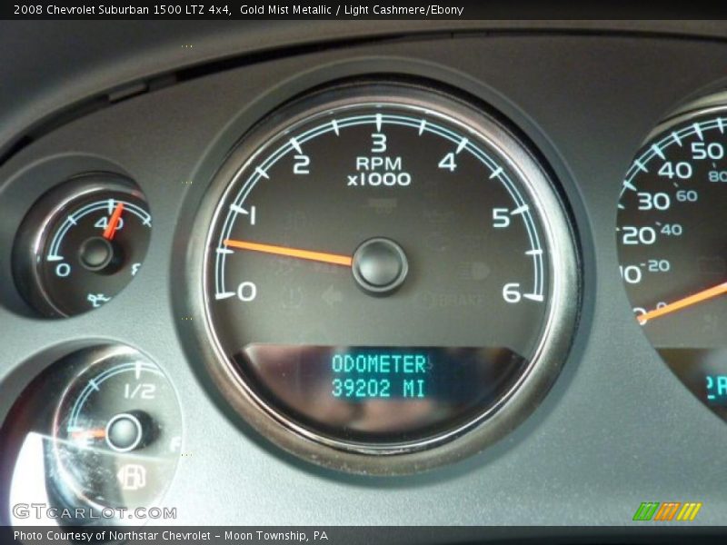 Gold Mist Metallic / Light Cashmere/Ebony 2008 Chevrolet Suburban 1500 LTZ 4x4