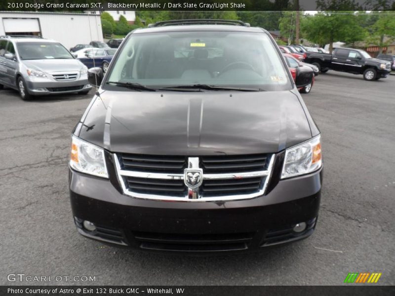 Blackberry Metallic / Dark Slate Gray/Light Shale 2010 Dodge Grand Caravan SXT