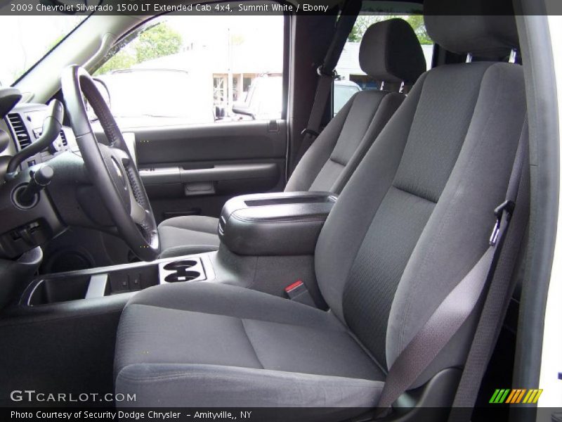 Summit White / Ebony 2009 Chevrolet Silverado 1500 LT Extended Cab 4x4