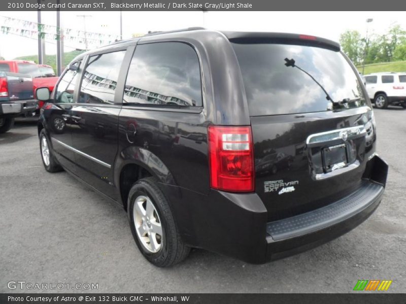 Blackberry Metallic / Dark Slate Gray/Light Shale 2010 Dodge Grand Caravan SXT