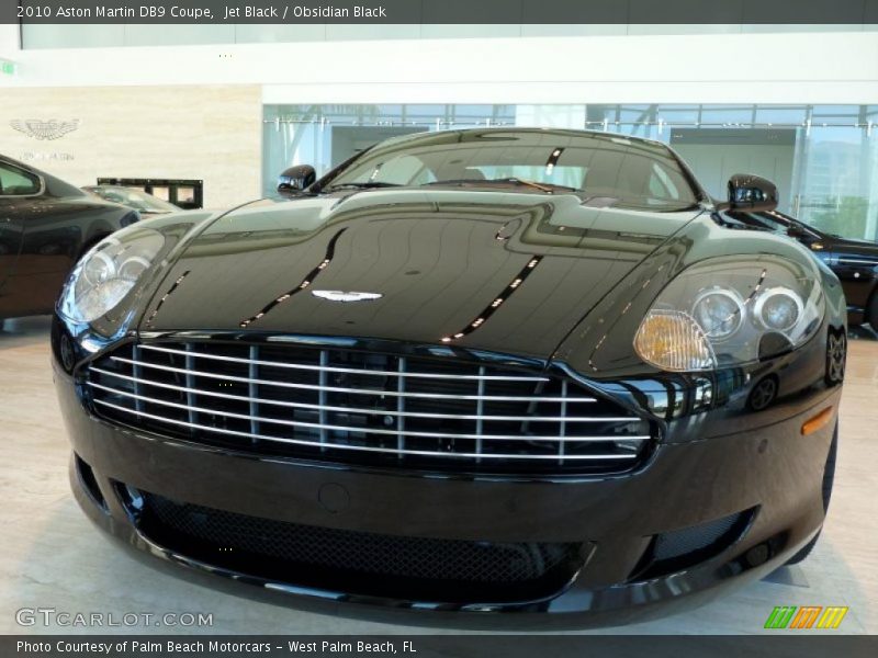 Jet Black / Obsidian Black 2010 Aston Martin DB9 Coupe