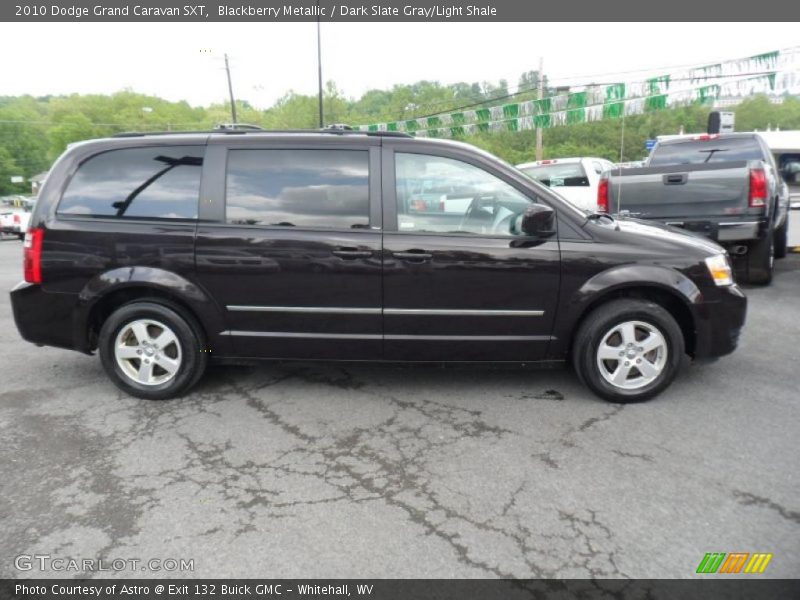 Blackberry Metallic / Dark Slate Gray/Light Shale 2010 Dodge Grand Caravan SXT