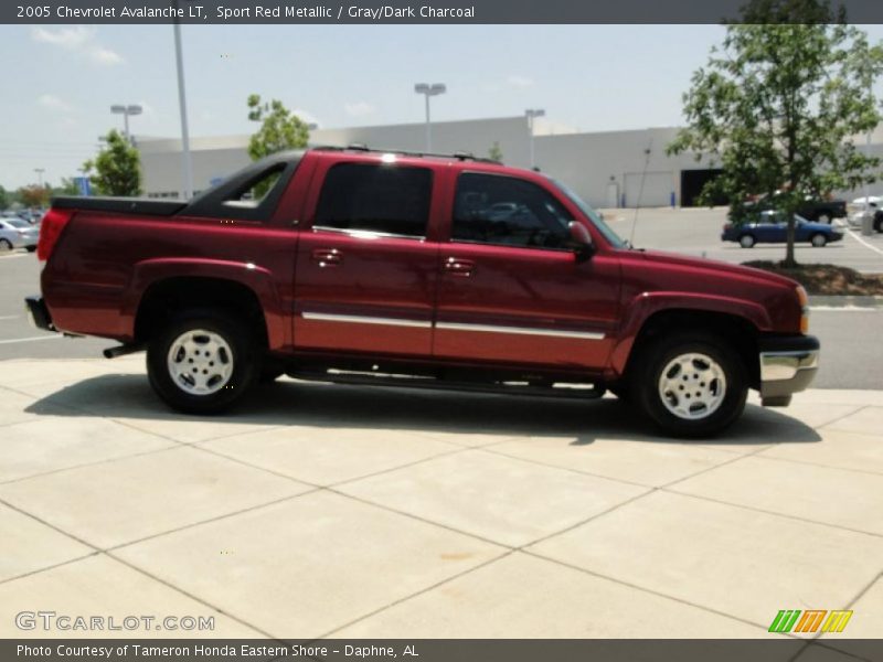 Sport Red Metallic / Gray/Dark Charcoal 2005 Chevrolet Avalanche LT