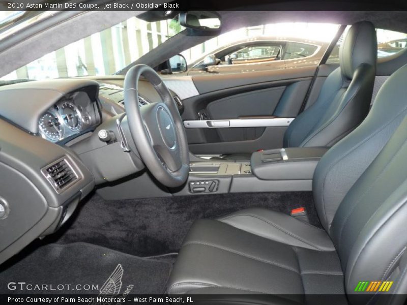  2010 DB9 Coupe Obsidian Black Interior