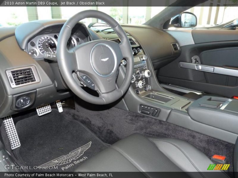 Obsidian Black Interior - 2010 DB9 Coupe 