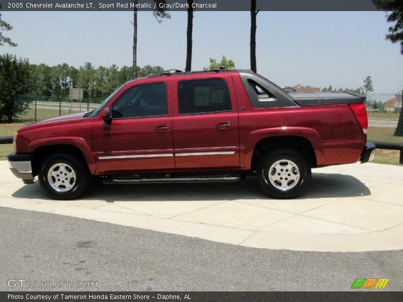 Sport Red Metallic / Gray/Dark Charcoal 2005 Chevrolet Avalanche LT