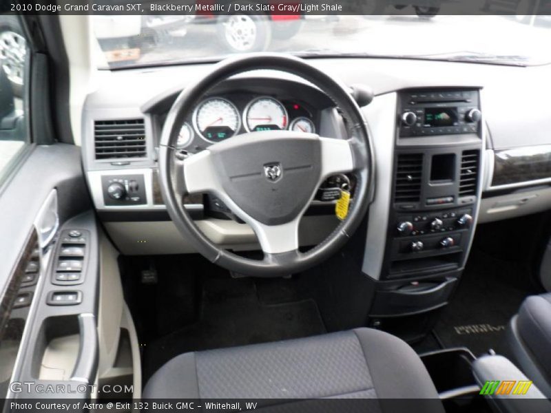 Blackberry Metallic / Dark Slate Gray/Light Shale 2010 Dodge Grand Caravan SXT