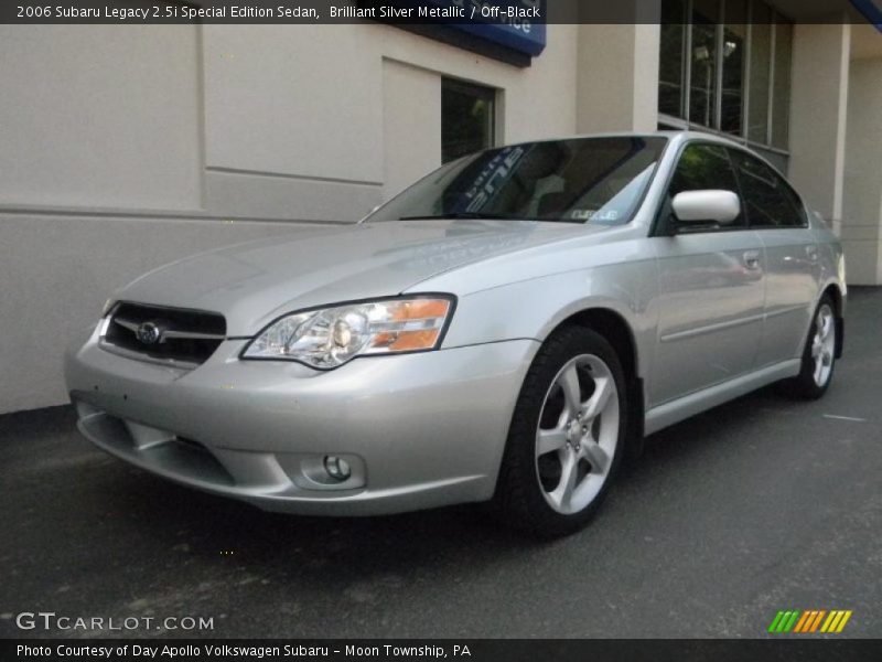 Brilliant Silver Metallic / Off-Black 2006 Subaru Legacy 2.5i Special Edition Sedan