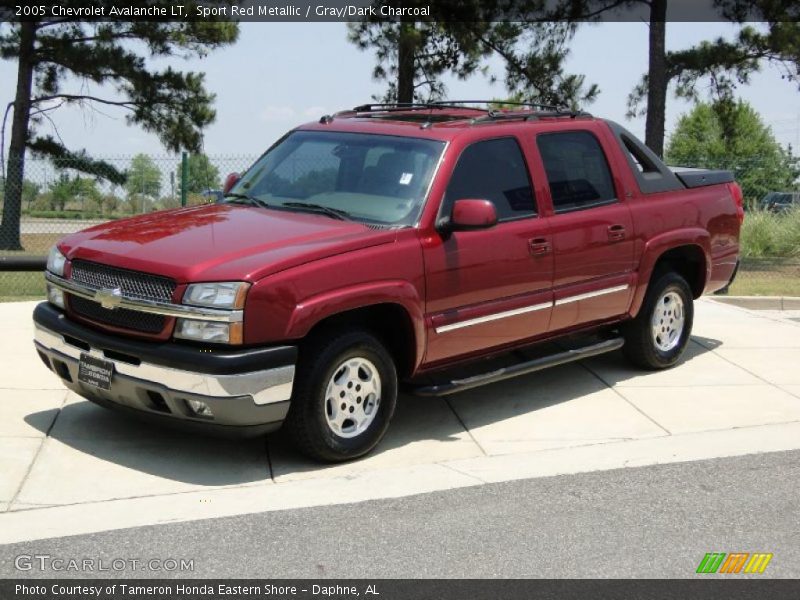 Sport Red Metallic / Gray/Dark Charcoal 2005 Chevrolet Avalanche LT