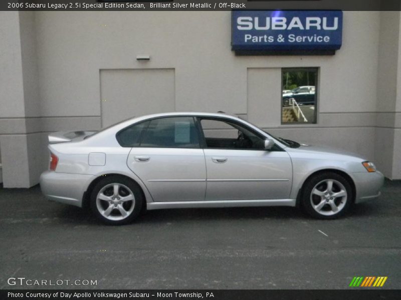 Brilliant Silver Metallic / Off-Black 2006 Subaru Legacy 2.5i Special Edition Sedan