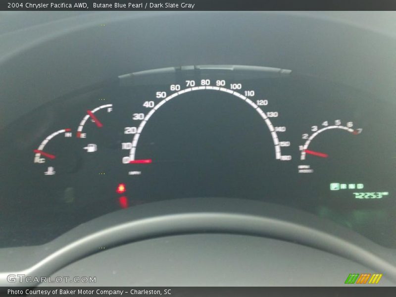 Butane Blue Pearl / Dark Slate Gray 2004 Chrysler Pacifica AWD