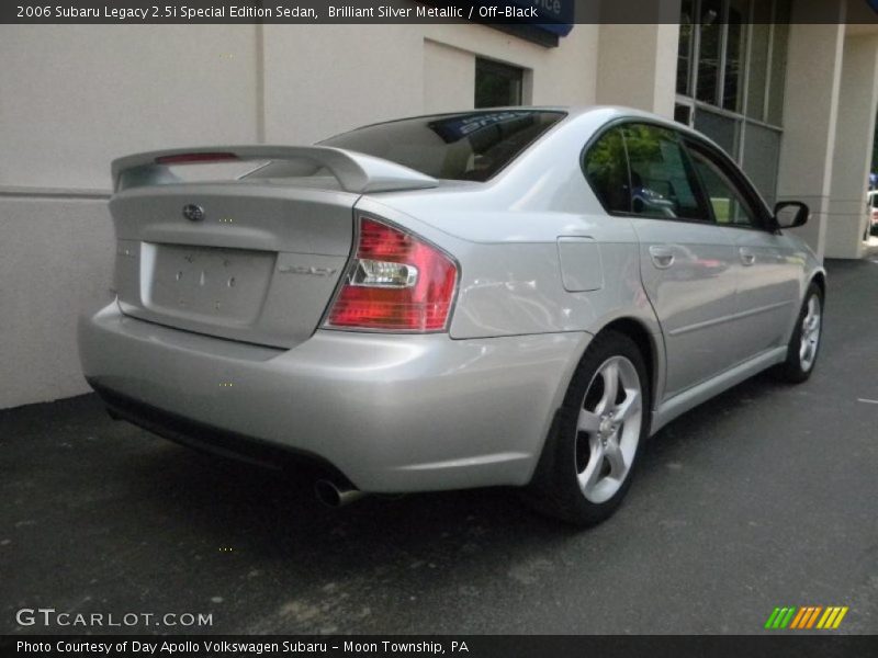 Brilliant Silver Metallic / Off-Black 2006 Subaru Legacy 2.5i Special Edition Sedan