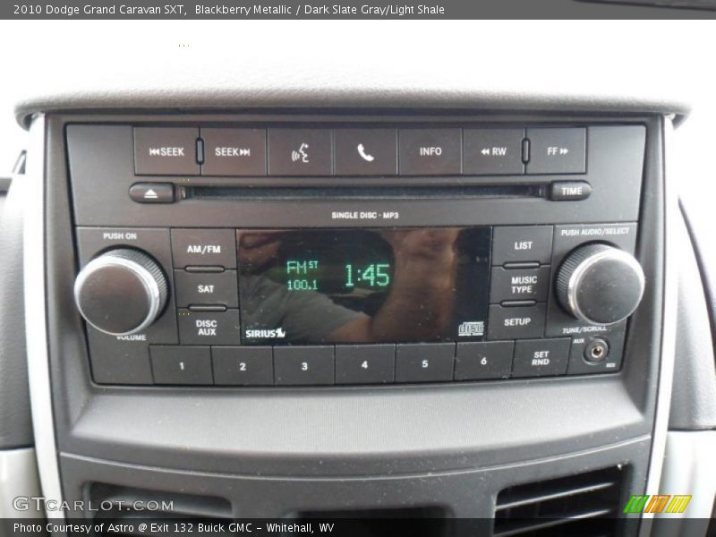 Blackberry Metallic / Dark Slate Gray/Light Shale 2010 Dodge Grand Caravan SXT