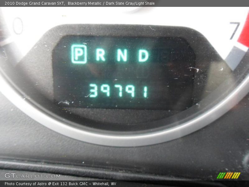 Blackberry Metallic / Dark Slate Gray/Light Shale 2010 Dodge Grand Caravan SXT