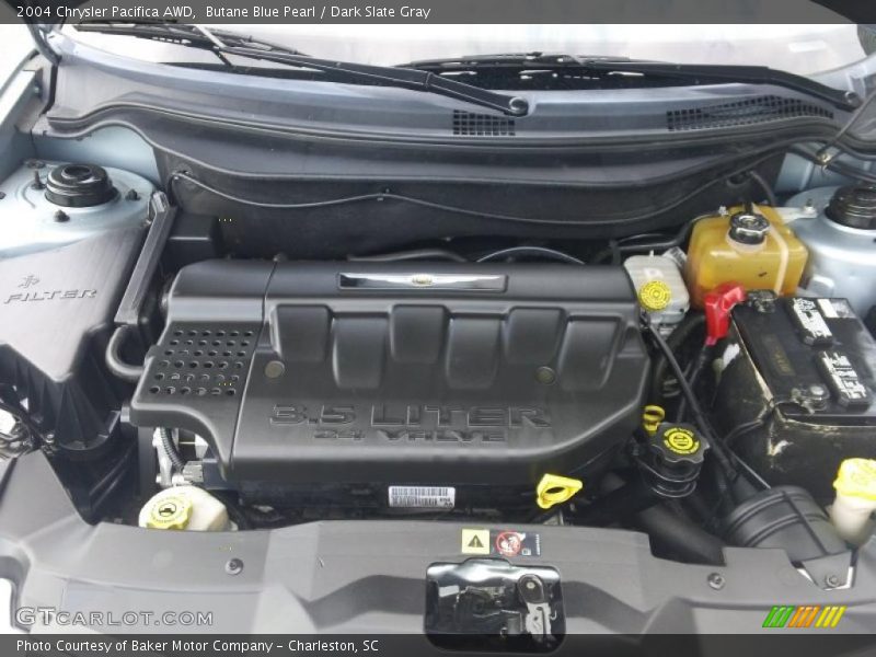 Butane Blue Pearl / Dark Slate Gray 2004 Chrysler Pacifica AWD