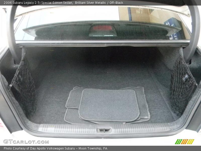 Brilliant Silver Metallic / Off-Black 2006 Subaru Legacy 2.5i Special Edition Sedan