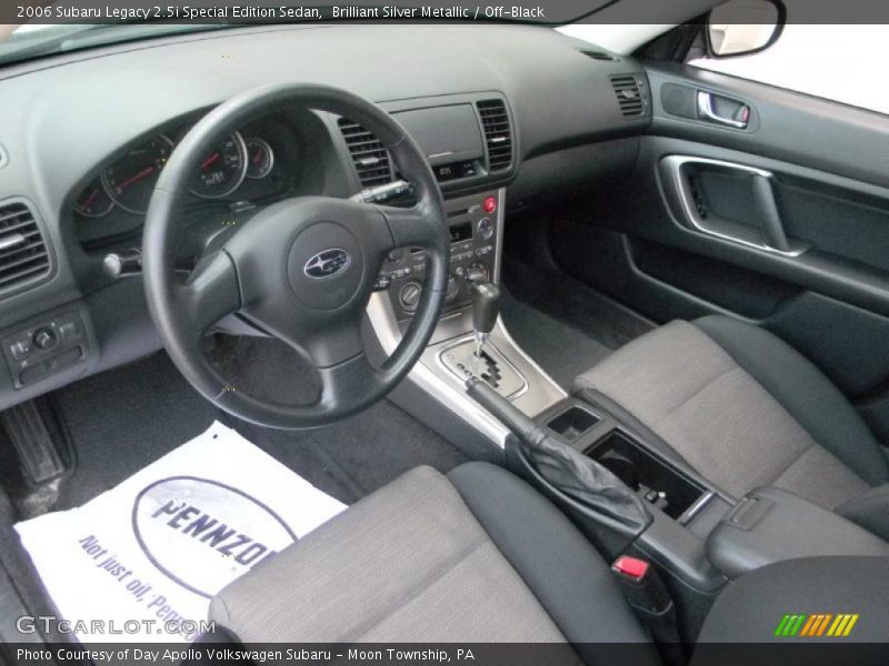 Brilliant Silver Metallic / Off-Black 2006 Subaru Legacy 2.5i Special Edition Sedan