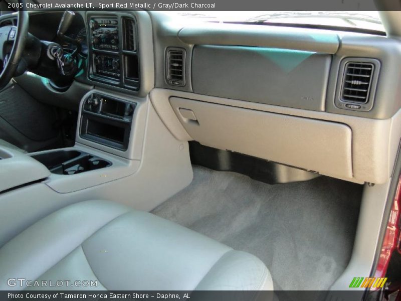 Sport Red Metallic / Gray/Dark Charcoal 2005 Chevrolet Avalanche LT