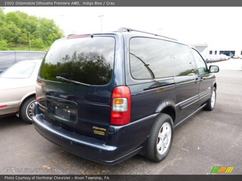 Indigo Blue / Gray 2003 Oldsmobile Silhouette Premiere AWD